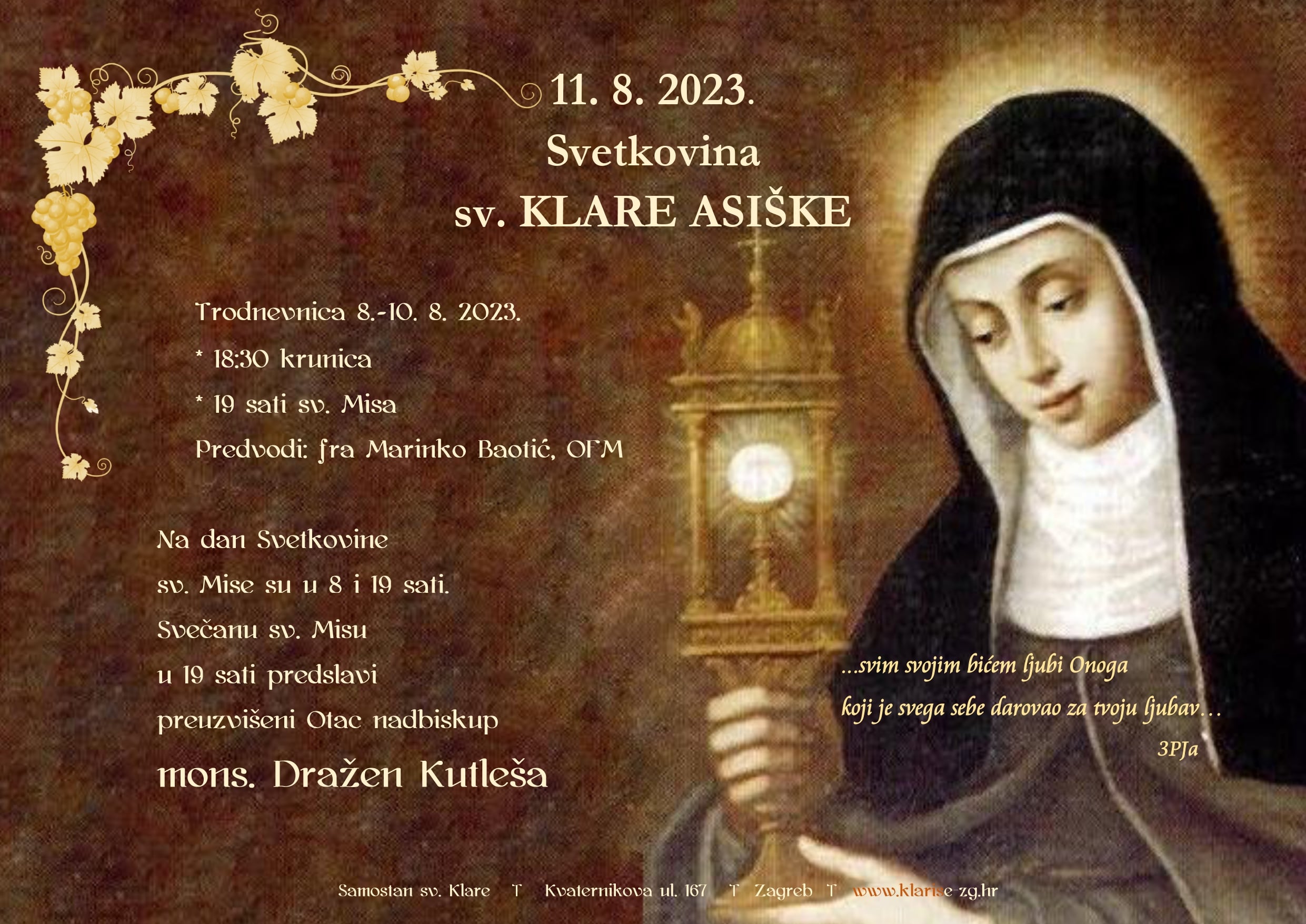 sv. Klara 2023. plakat A3 page 0001 min