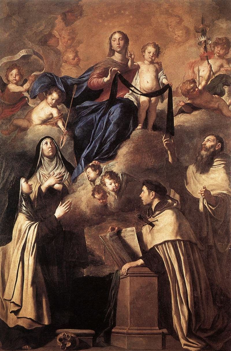 Pietro Novelli Our Lady of Carmel and Saints
