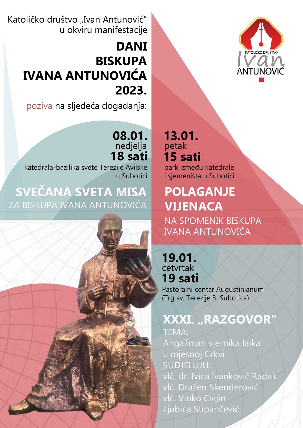 Dani biskupa Ivana Antunovića 2023. Plakat1