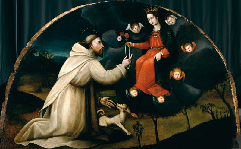 Saint Dominic Receives the Rosary