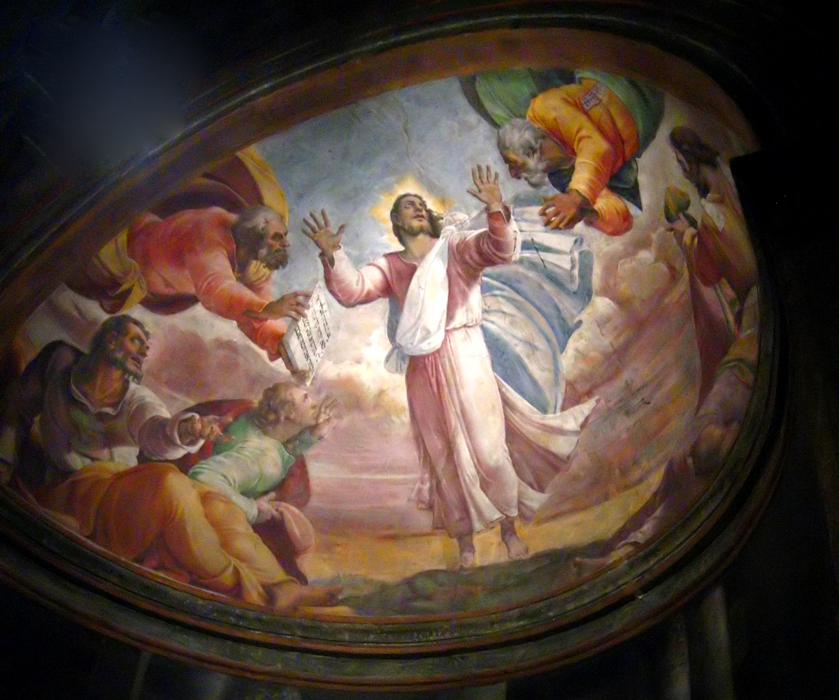 San Pietro in Montorio christ assumed into heaven