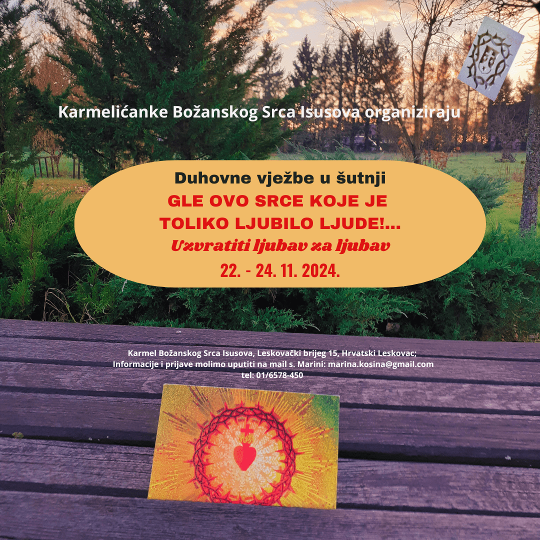 2. Duhovne vježbe o Srcu Isusovu Karmel BSI. 1 min