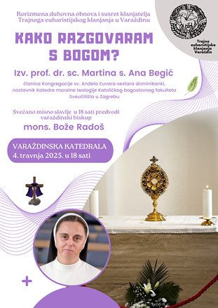 Varazdin duhovna obnova TEK korizmena najava 04042025