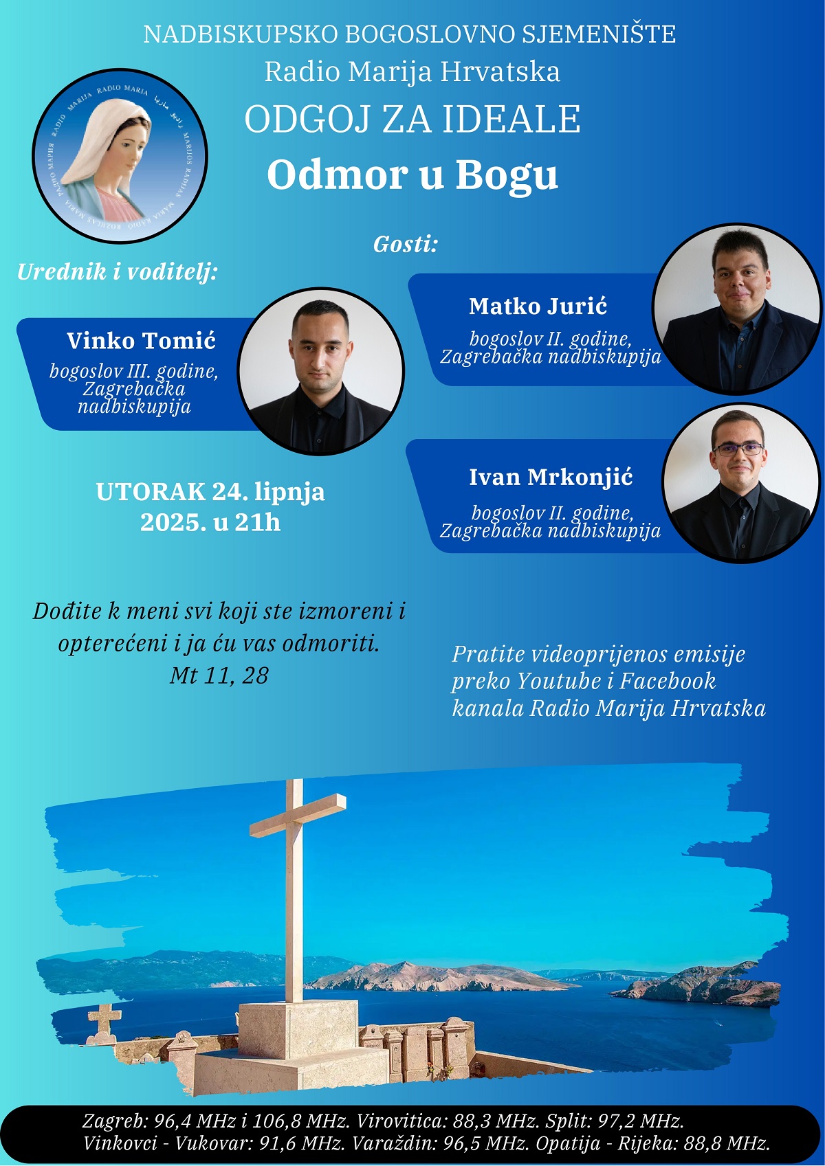 Odgoj odmor u Bogu plakat 2
